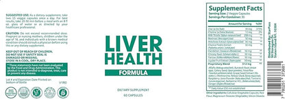 Pure Liver Health | Liver Detox & Cleansing Repair Formula with Natural Nutrients