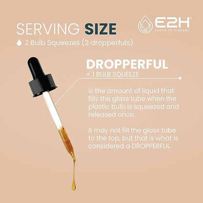 E2H Reishi Mushroom Extract - All-Natural Energy, Vitality and General Wellness Support from Advanced Mushroom Supplement - Reishi Mushrooms Supplement - Non-GMO, Vegan (3 Bottles)