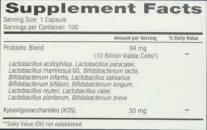 TruNature Advanced Digestive Probiotic, White, 100 Count (Pack of 2)