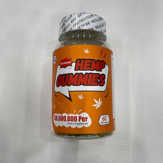 36000 Hemp Gummies Extra Strength Organic High Potency Hemp Gummies, 50 Count
