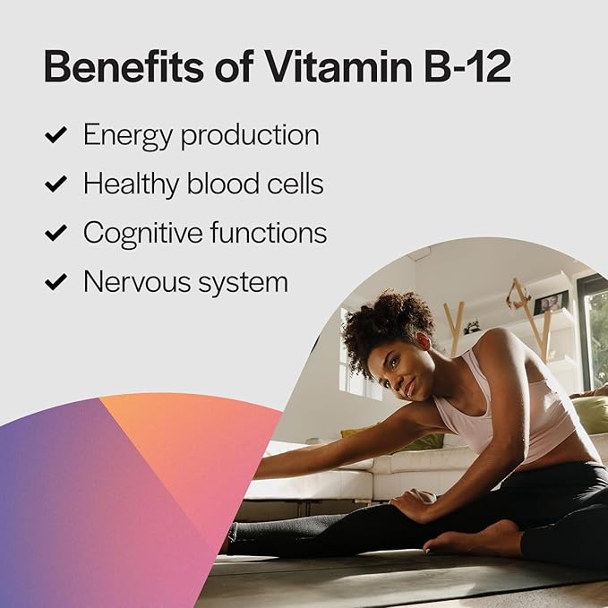 PureFormulas Liquid B12 1000 mcg - Natural Cherry Flavor B12 Sublingual Drops, Potent Daily Support for Energy & Wellness - Non-GMO, Allergen-Free - 1 fl. Oz.