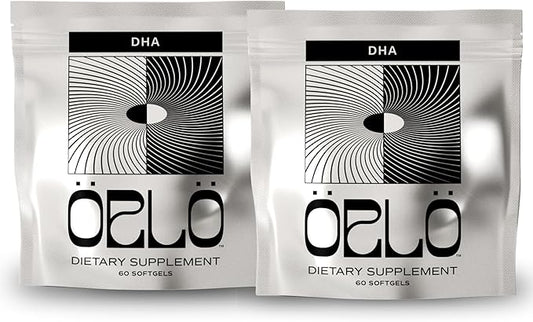 Orlo DHA - Vegan DHA Omega 3 Supplement - Triple Strength Omega3s - Plant Based DHA & EPA Fatty Acids Algae Omega-3 Oil - Krill or Fish Oil Alternative (120 Mini Softgels)