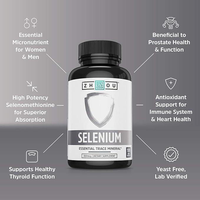 Selenium : 31: Vcp, (Btl-Plastic) 200mcg 100ct