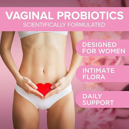 Vaginal Probiotics Supplement 240 Tablets 3 Billion CFU Made in The USA (240, Vaginal Probiotics)