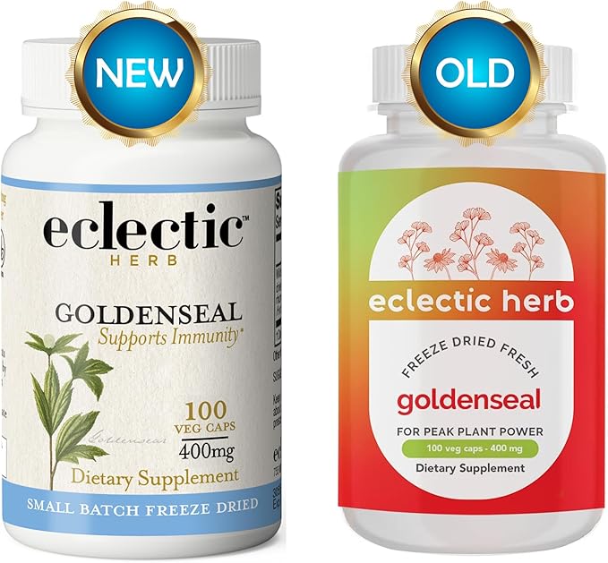 Eclectic Institute Raw Freeze-Dried Goldenseal Capsules | 100 CT