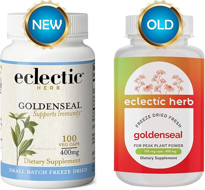 Eclectic Institute Raw Freeze-Dried Goldenseal Capsules | 100 CT