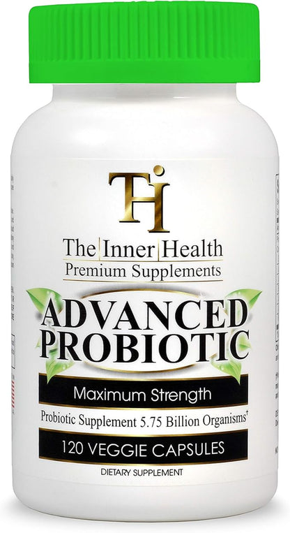 PROBIOTIC Supplement 5.75 Billion Organisms-Bacillus Subtilis Bifidobacterium Longum L.Acidophilus L.Rhamnosus L.Plantarum-120 Caps