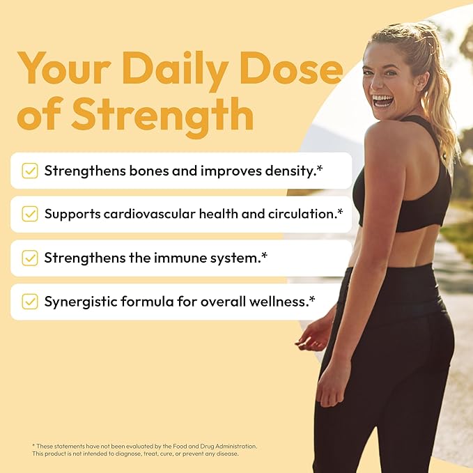 D3 K2 Vitamin 5,000 IU (125 mcg) + MK-7 (180 mcg) Natural Supplement | Bone, Heart, & Immune Support | Enhances Calcium Absorption | Women & Men | Vegan | 60 Servings