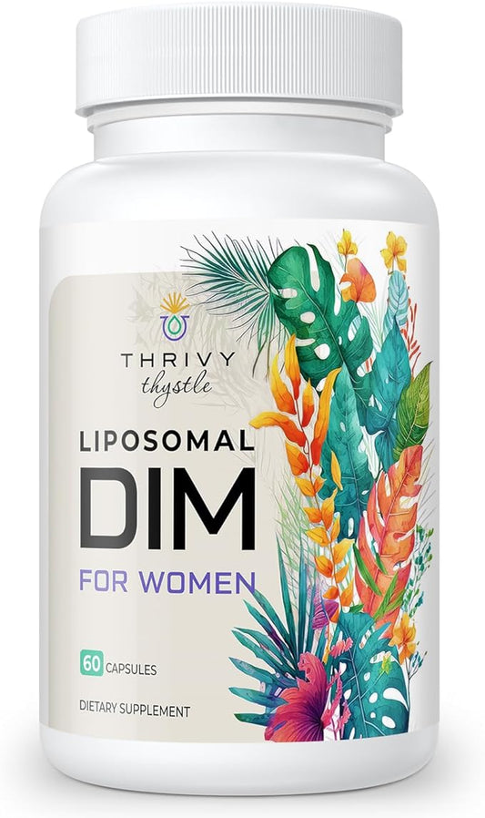 DIM Supplement 400mg - Enhanced Absorption, Immune Support & Clear Skin - Non-GMO, 60 Vegetarian Capsules