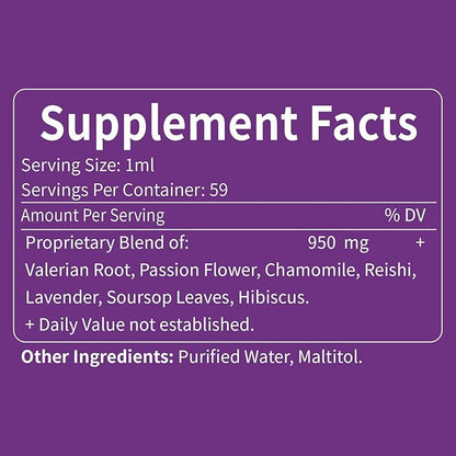 Valerian Root Immune Support, Blend with Valerian Root Support Sleep Soundly, Fall Asleep Fast & Relaxation. 2oz
