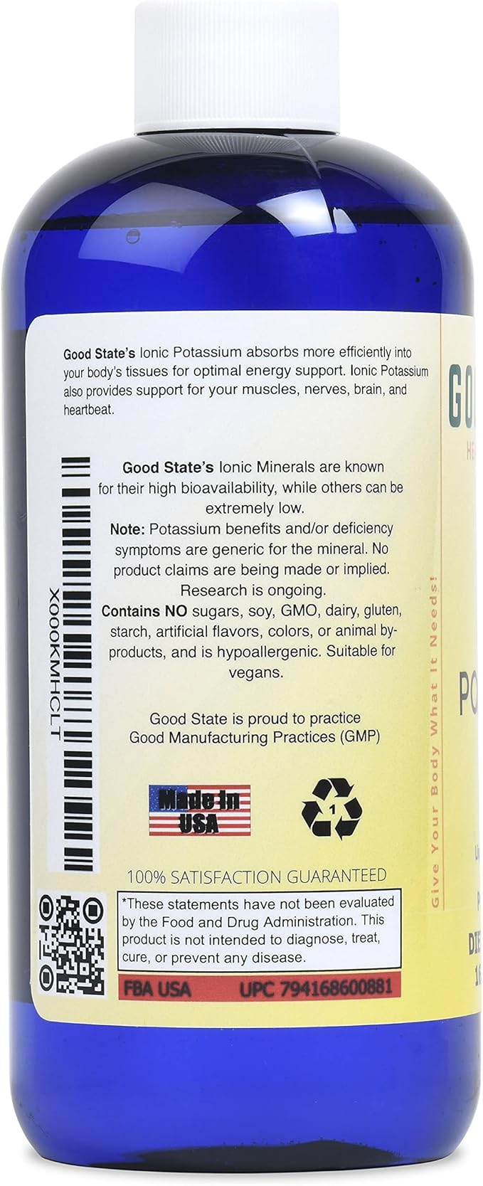 Good State Liquid Ionic Potassium 732 Supplement