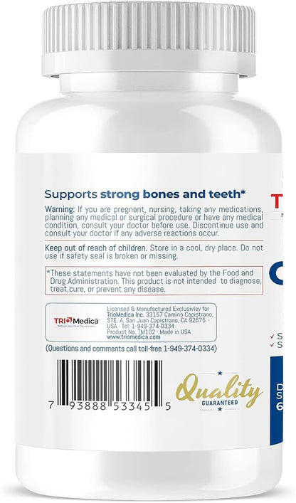 Cal-Mag-Zinc D3 Dietary Supplement (Calcium Magnesium Zinc & Vitamin D3) | Immune, Bones & Teeth Support | Non-GMO | Vegan | Gluten Free | Dairy Free | Kosher | 60 Softgels | (60 Count (Pack of 1))