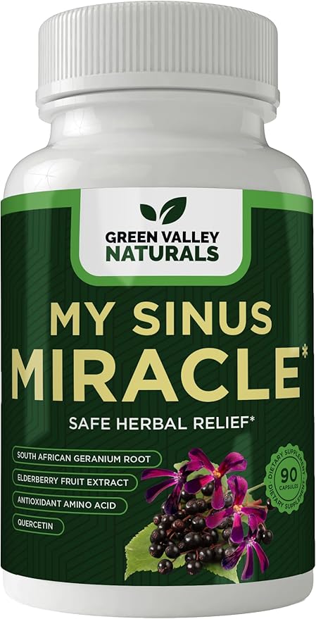 My Sinus Miracle Herbal Supplement, 90 Capsules (1)