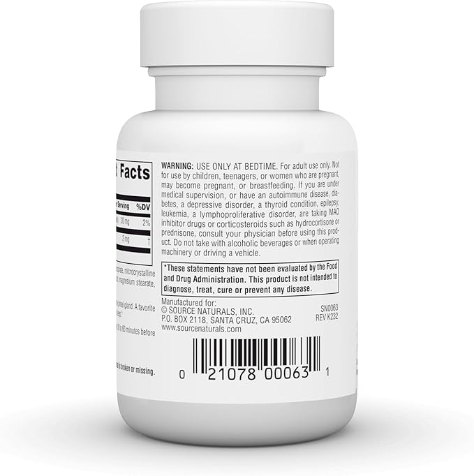 Source Naturals Time Released Melatonin 2 mg - 120 Time Release Tablets