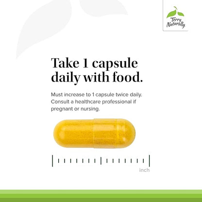 Terry Naturally DIM Complex - Dietary Supplement with BCM-95 Curcumin - Supplement to Support Healthy Hormone Balance, Liver Health & Menopause Symptom Relief - 30 Capsules, 2 Pack (60 Capsules)