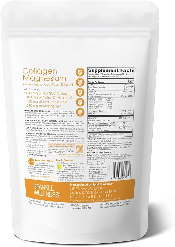 Collagen Magnesium Rest + Restore (Honey Lemonade) [30-Serves] and Osteo Boost (Mixed Berry) [30-Serves | Magnesium, VERISOL & FORTIBONE Bioactive Collagen Peptides