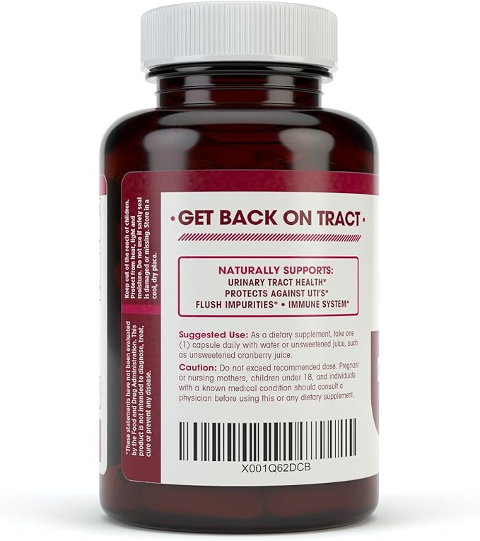 D MANNOSE with Cranberry Extract & Vitamin C - Urinary Tract UT Cleanse & Bladder Health - Protects Against Urinary Tract Infections UTI - Natural Healthy Flush & Detox Impurities | 60 Veg Capsule