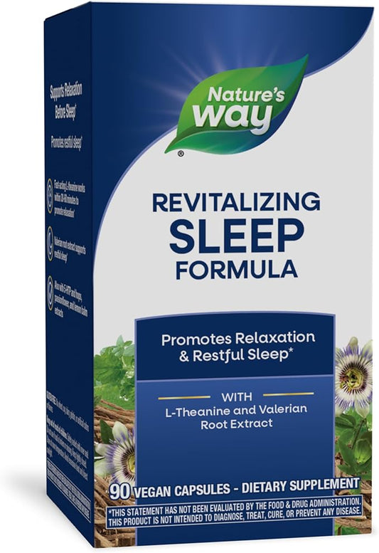 Nature's Way Fatigued to Fantastic! Revitalizing Sleep Formula, Promotes Restful Sleep*, 90 Capsules