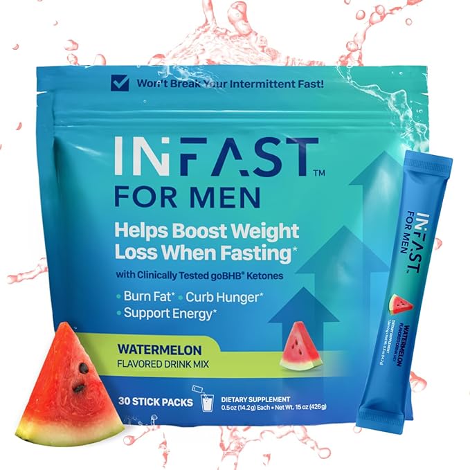 Real Ketones Intermittent Fasting Drink Mix Bundle for Weight Loss Support Black Cherry Shift Electrolytes & Intermittent Fasting Electrolytes for Men with BHB Exogenous Ketones (30 Count Each)