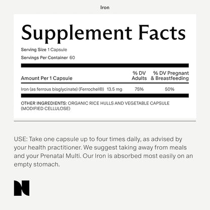 Needed. Prenatal Iron Supplement - Pregnancy, Breastfeeding, Postpartum - Aids Energy, Birth Weight & Baby's Neural Development - Non-Constipating & Gentle on Stomach - Flexible Dosing for Pregnancy