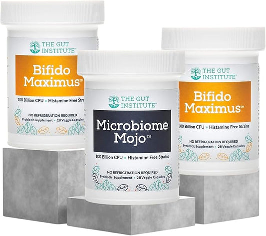 Gut Reset Protocol 1X Microbiome Mojo + 2X Bifido Maximus + Protocol PDF - High Potency Probiotics for Harmonizing Your Gut - Enhance Immunity, Hormonal Balance & Mood