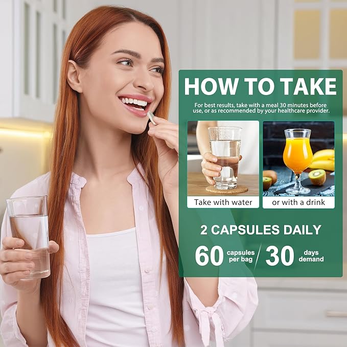 Liver Support Supplement, Liver Health, Liver Cleanse, Liver Support, Herbal Liver Support Supplement for Eliminates Waste and Cleansing, Vegan, Non-GMO, 60 Capsules