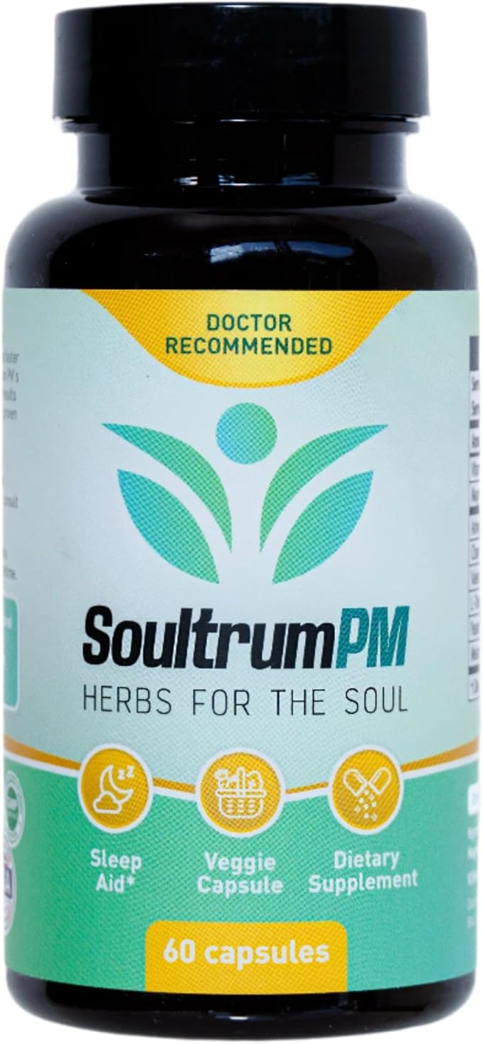 PM Sleep Supplement - Melatonin, L-Theanine, Ashwagandha, Chamomile Extract, Valerian Root, Passionflower Extract, Magnesium Glycinate, Vitamin B6