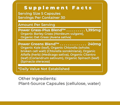 Premier Research Labs Greens Capsules - Super Greens Capsules, Greens Supplements, Super Greens Pills for Wellness, Veggie Pills with Leafy Greens, Kale, Chlorella - 150 Vegetarian Capsules