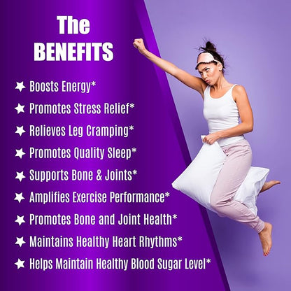 Magnesium Glycinate with Vitamin B6 Research Proven to Enhance Absorption, 1350mg Fully Chelated - Supports Sleep, Stress Relief, Energy, Muscle Cramps - Gluten Free, NonGMO, 180 Vegan Capsules