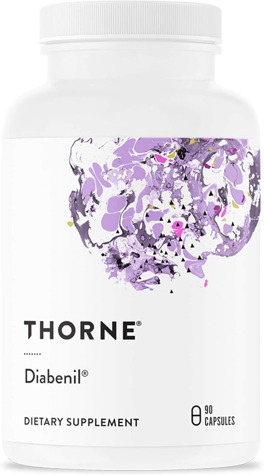 THORNE Diabenil - Support for Maintaining Health* - with Chromium, ALA, and Quercetin Phytosome - 90 Capsules