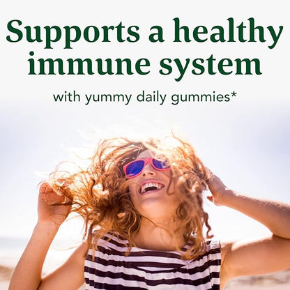 MegaFood Elderberry Immune Support Supplement - Vegan Elderberry Gummies for Adults - Made with Zinc and Real Food - Pectin-Based, Gluten-Free, USDA Organic - 54 Gummies, 27 Servings