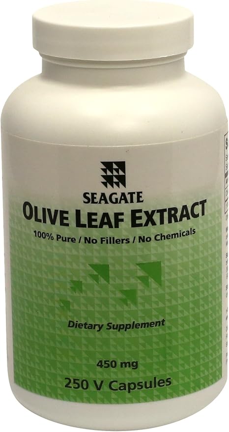 Seagate Products Olive Leaf Extract 450 mg 250 Capsules