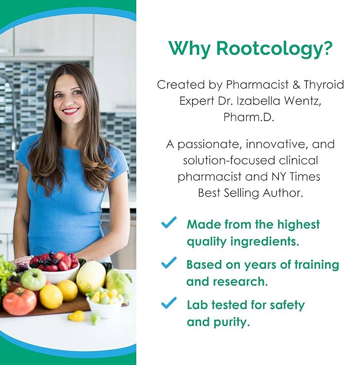 Rootcology by Dr. Izabella Wentz | Black Cumin Seed Extract | Unique Blend of Black Cumin Seed Oil to Support Digestive Function and Healthy Skin | 60 Softgels