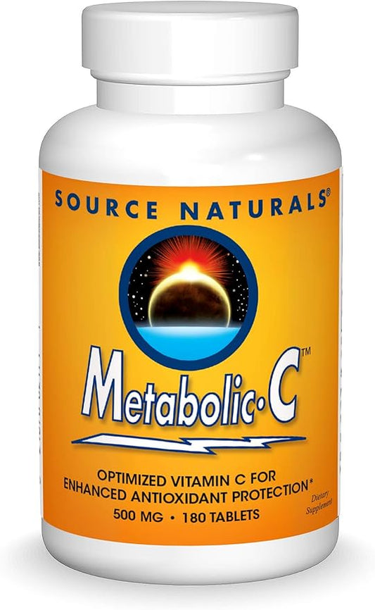 Source Naturals Metabolic C 500mg Vitamin C - 180 Tablets