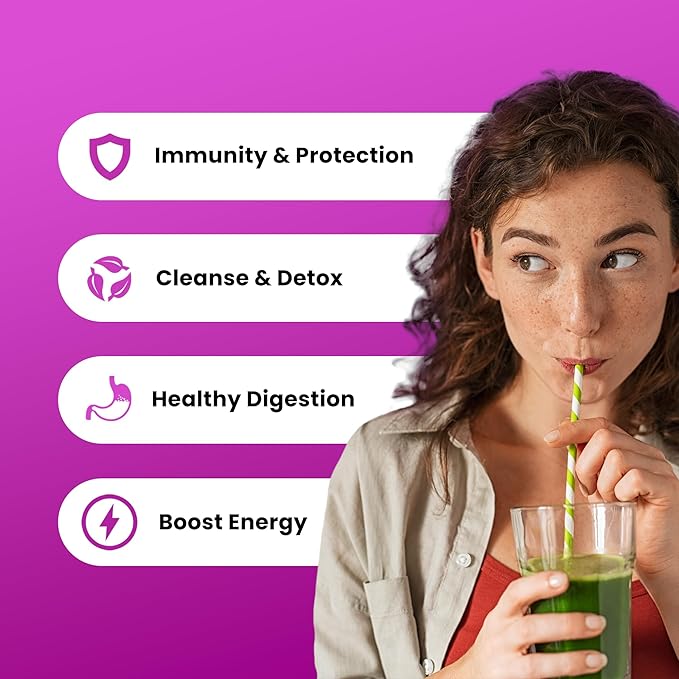 NutraChamps Super Greens Powder Premium Superfood | 20+ Organic Green Veggie Whole Foods | Wheat Grass, Spirulina, Chlorella | Antioxidant, Digestive Enzyme & Probiotic Blends (9.1 OZ, Antioxidant)