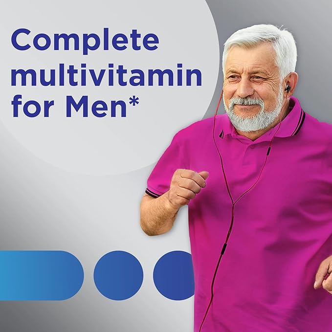 Centrum Silver Men 50 Plus Vitamins, Multivitamin Supplement, 200 Tablet (Pack of 1)