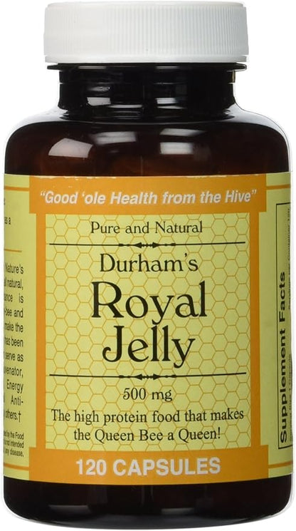 Durham's Royal Jelly 500 mg (120 capsules)