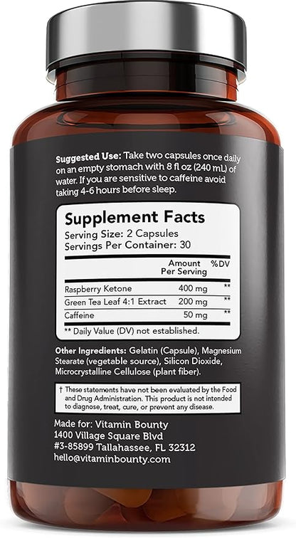Vitamin Bounty Burn on Keto – Thermogenic Fat Burner + GLP-1 Support – Keto Diet Pills for Women & Men – Appetite Suppressant, Energy & Metabolism Booster – 60 Capsules