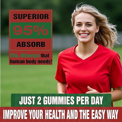 | High Absorption Calcium Magnesium Zinc Gummies, Sugar Free Calcium Magnesium Zinc Supplement with D3 | Bone & Teeth Strength | Muscle & Nerve Function | Vegan | Raspberry Flavor | 1 Pack