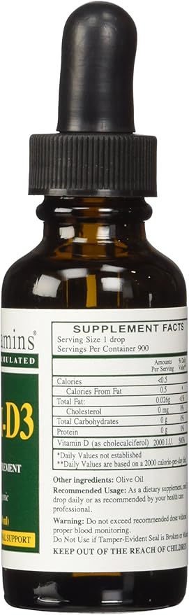 Rx Vitamins Liqui-d3 2000 Iu, 1 Fl Oz (Pack of 1)