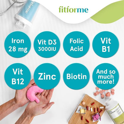 FitForMe Bariatric Multivitamins After Gastric Sleeve - One a Day WLS Optimum Capsule Starter Pack - 10 Days Supply of Vitamins, Minerals & Iron, Scientifically Proven