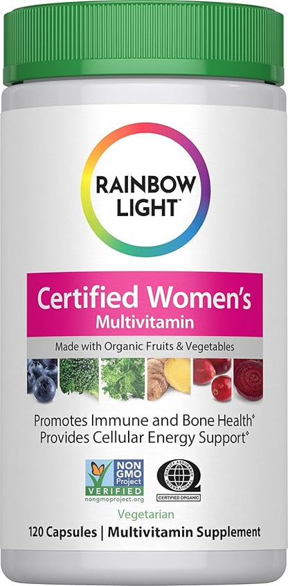 Rainbow Light Women's Organic Multi, 120-Capsules