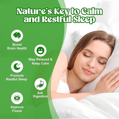2 Pack Organic Valerian Root Gummies, Herbal Supplement for Relaxation & Mood Support, Sleep Gummies Without Melatonin for Adults, Vegan, Non-GMO, Apple Flavor, 120 Count