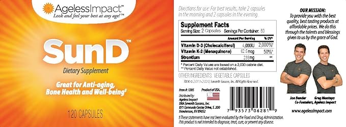 SunD Vitamin D Supplement