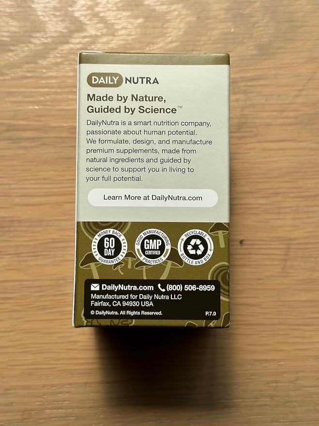Mushroom Defense Formula - Immune Support Supplement | Organic Mushrooms, Hot Water Extracted - Reishi, Chaga, Maitake, Shiitake & Turkey Tail (270 Capsules)