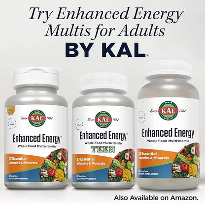Kal Enhanced Energy for Teens Tablets, 60 Count
