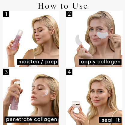 Melting Collagen Film Refill Pack (8 Pouches) - Part of Brighca’s Melting Collagen Set | Anti-Aging Collagen Skincare Routine