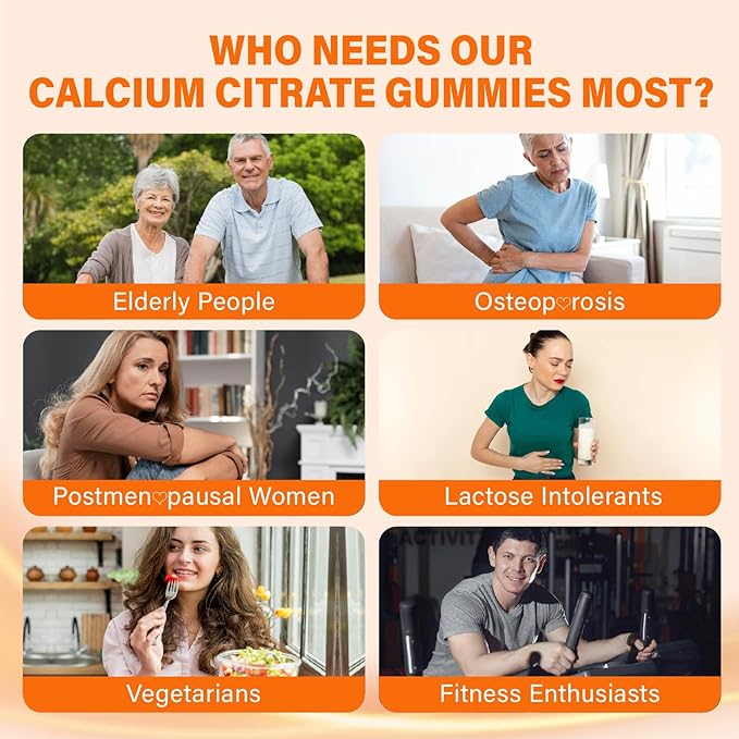 Calcium 1200 mg with Vitamin D3 Supplement for Adults - Calcium Gummies with 5000iu Vitamin D3, K2, B6, B12, Magnesium & Zinc - Calcium Supplement for Women Men - Easy to Digest, Vegan
