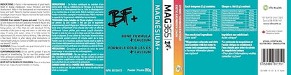 ITL Health BF Plus Calcium Zinc Magnesium Powder with D3, K2, C, B6, Boron, Zinc and Potassium | for Optimal Bone Health, and Immune Support (Exotic Raspberry Lemon, 360g)
