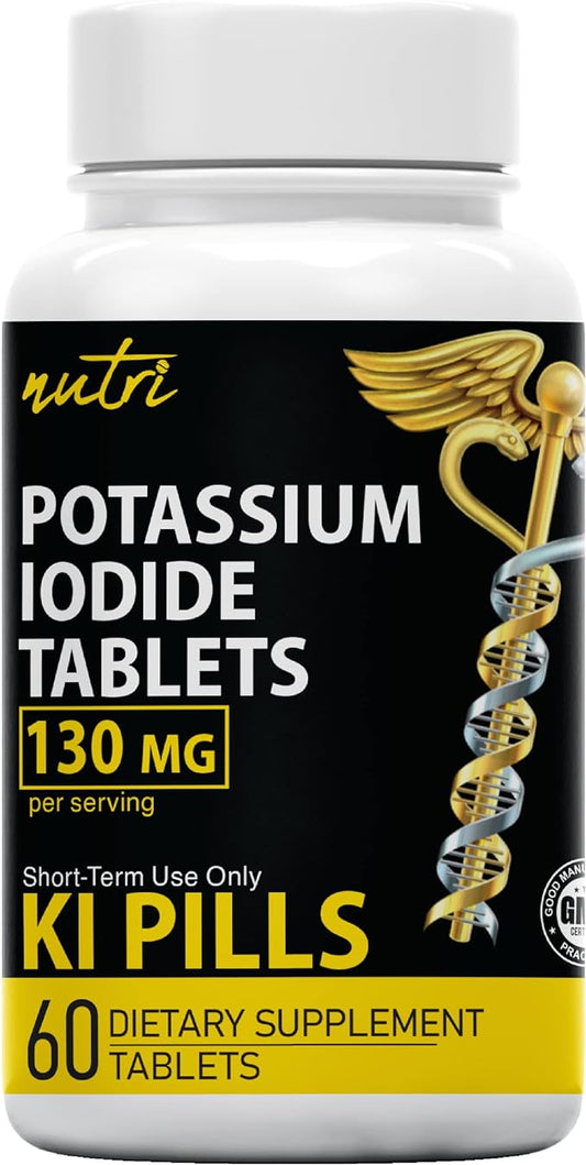Nature's Fusions Potassium IodideTablets 130 mg - (60 Tablets)